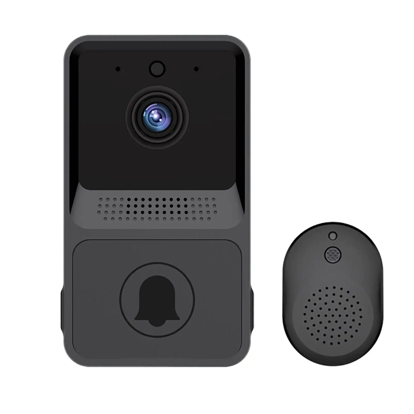 Timbre inalámbrico inteligente con WiFi, intercomunicador, cámara de vídeo, timbre de puerta, timbre de seguridad